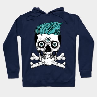 Scary Skeleton Skull Hoodie